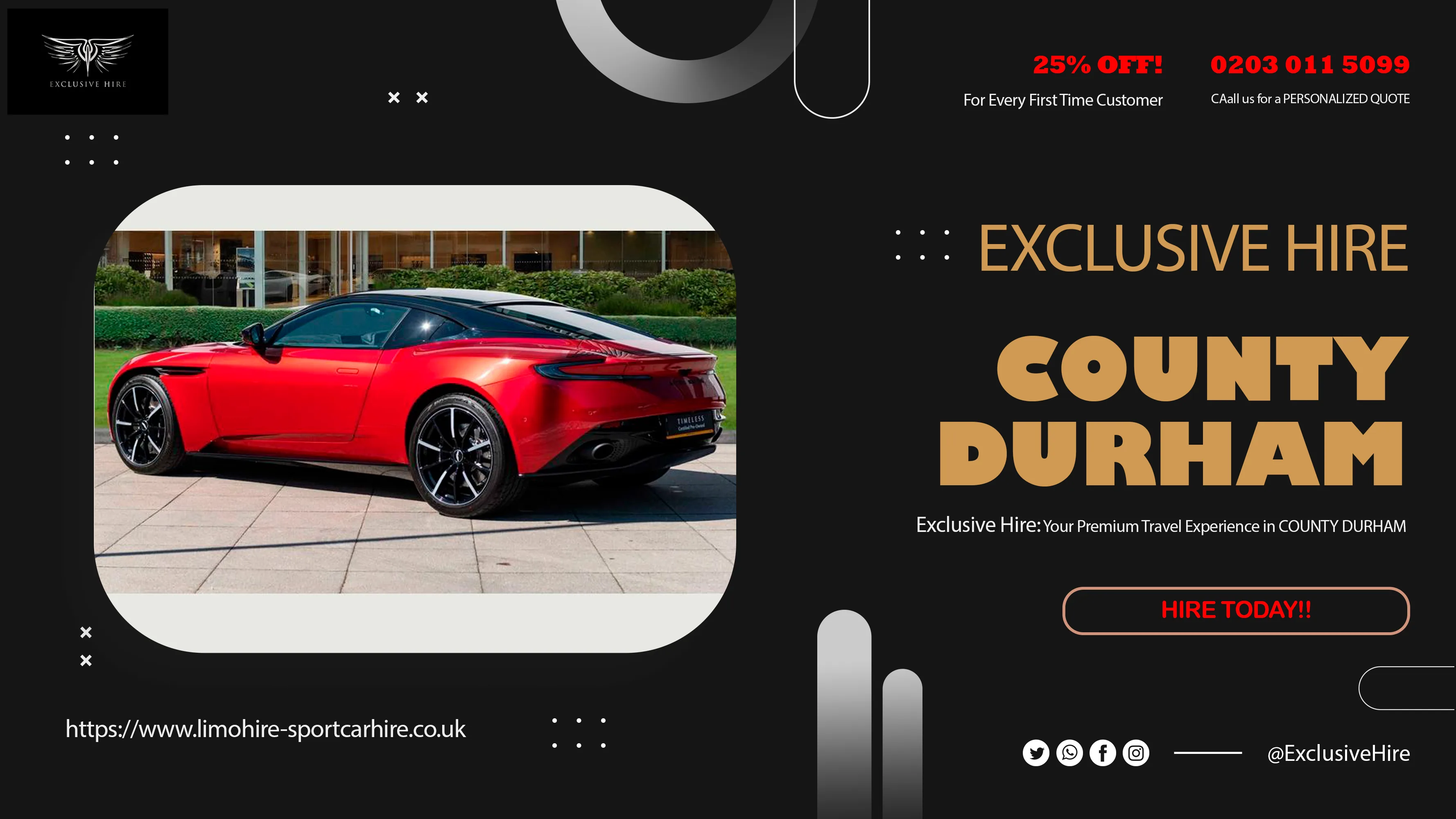 Limo Hire County Durham